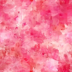 Fototapeta premium Seamless Tile - Watercolor Pink in Abstract Design