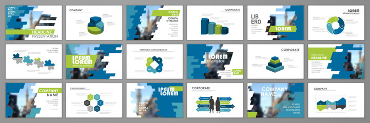 Brochure design set