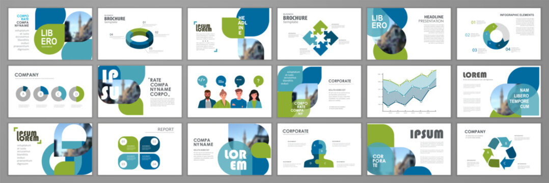 Annual report brochure set