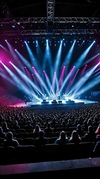 Abstraktion Vor dem Konzert 9x16. Hintergrund f&uuml;r das Design 3.
