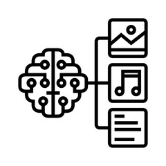 Content Generation Line Icon