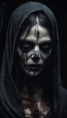 Fototapeta premium scary halloween ghost