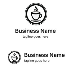 Professional Café Branding Logo Template