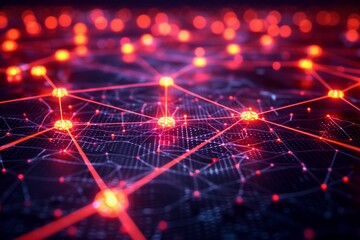 Quantum Computing Network with Fiber Optic Connections