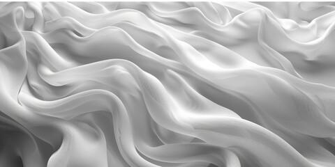 Obraz premium design your space copy background elegant white folds soft flowing beautiful background fabric satin silk white background abstract white 