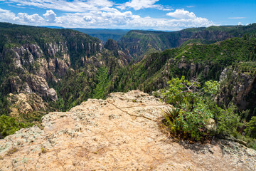 East Buzzard Point Overlooking West Fork of Oak Creek near Sedona Arizona, America, USA.