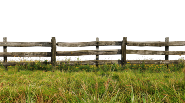 Livestock Fencing on transparent background