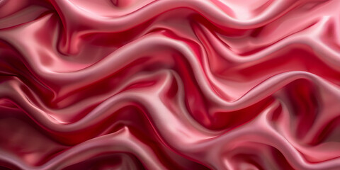 Obraz premium design product your space empty background fabric beautiful pleats soft wavy fabric shiny background satin silk red 