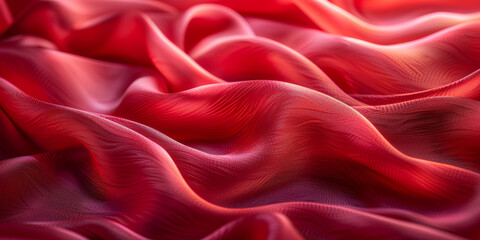 Obraz premium design product your space empty background fabric beautiful pleats soft wavy fabric shiny background satin silk red 
