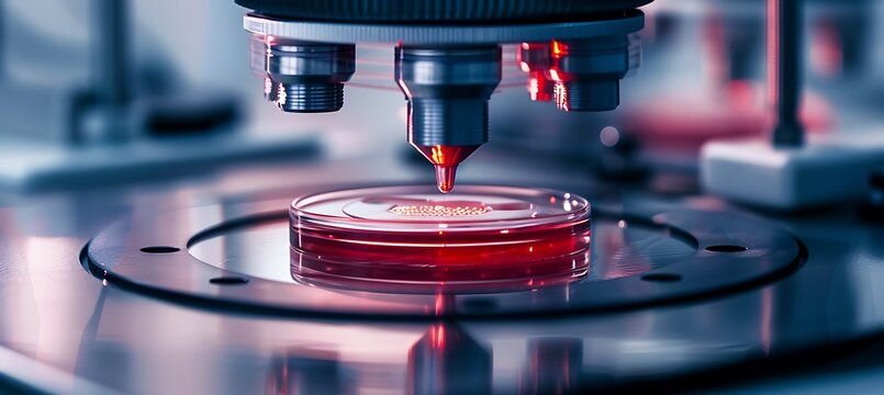 3d bioprinter creating personalized implants for patients precise infographic analysis of bioprinting in medical manufacturing