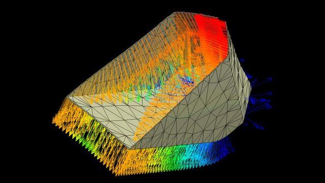 Mechanic simulation engineering - Stress and breakpoint analysis of metal sheet under force and moment conditions