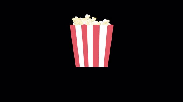 popcorn in a red box