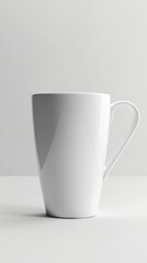 Obraz premium Mockup Display Reference. A White Mug with Copy Space