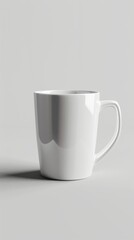Obraz premium Mockup Display Reference. A White Mug with Copy Space