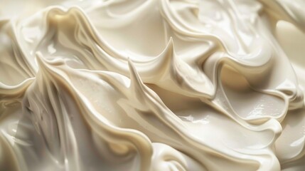 Obraz premium Smooth Creamy Texture, Generative AI