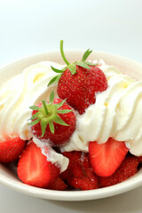 Strawberries and cream