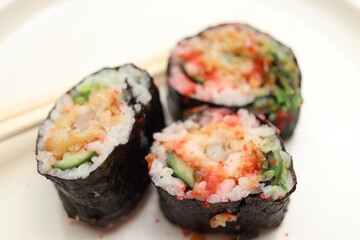 Luxurious Japanese sushi