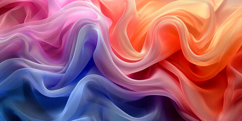 Fototapeta premium background silk Satin Pleated pleats Delicate drapery fabric abstract Pattern Texture Design Fashion Art Concept Wave Color Luxury Wallpaper Colorful Beautiful Textile 