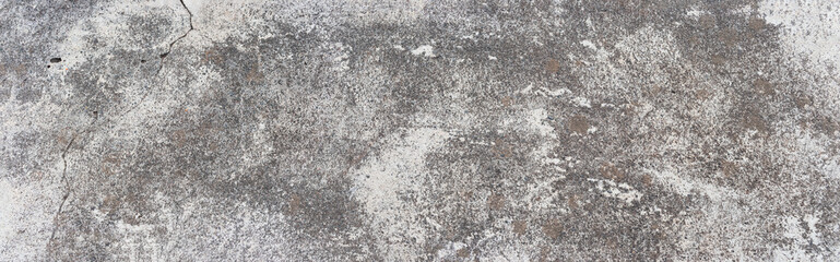 Panoramic image of antique wall texture in white and beige