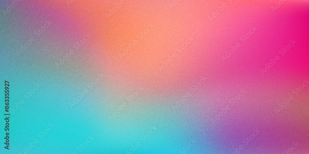 Poster color gradient background, abstract orange grain gradation texture, vector pink noise texture blur a