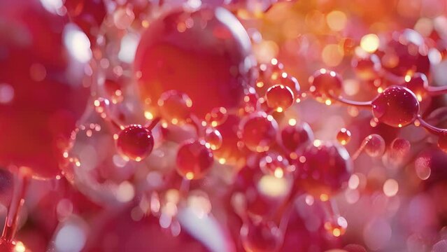 The globin chains within the hemoglobin molecule have a specific shape and size that allows them to fit together to form the necessary tetrameric structure.