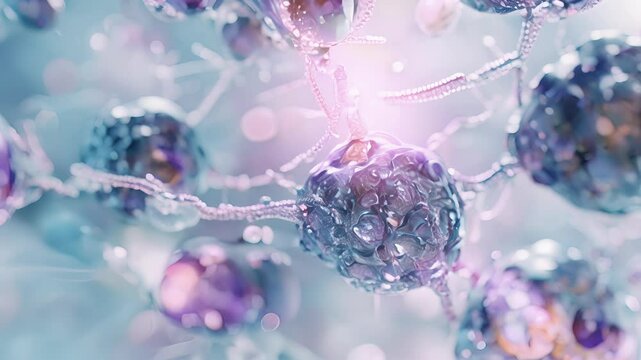 A slide of lymph tissue reveals a group of macrophages and dendritic cells working in tandem to identify and present antigens.