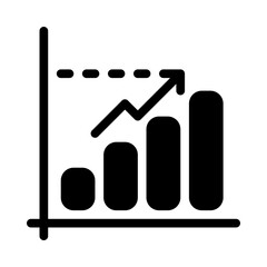 sales amount glyph icon