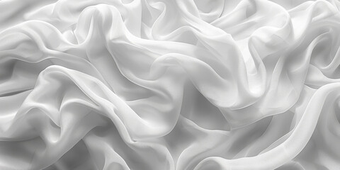 focus Soft sleep night bedroom sheet bed unmade surface Close rippled texture fabic wrinkled White fabric background bedding duvet comfort clothes design material 