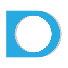 Abstract Geometric Element. Isolated on White Background. Vector Illustration.