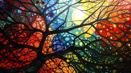 pattern, design, fractal, circle, illustration, art, spiral, psychedelic, blue, illusion, texture, mandala, vector, color, round, digital, optical, orange, yellow, flower, style, wallpaper, geometric,