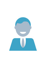 hard worker icon. office people symbol