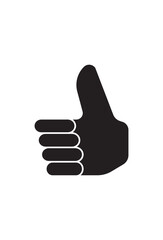 vector icon hand symbol like. thumbs up symbol