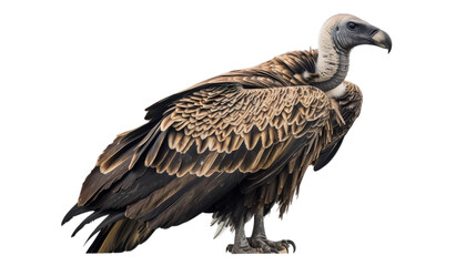 Obraz premium Vulture bird on white background