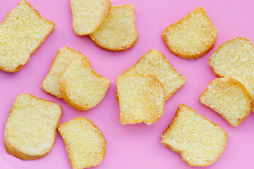 Crispy butter and sugar bread