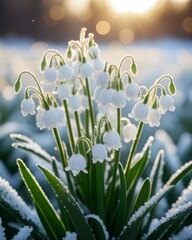 Frost-Kissed Blossom