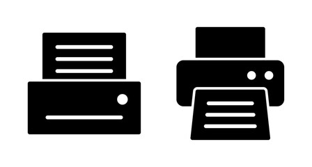 Printer icon vector isolated on white background. print icon. Fax vector icon.