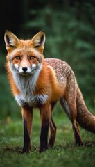 Fototapeta premium Red Fox in a Forest
