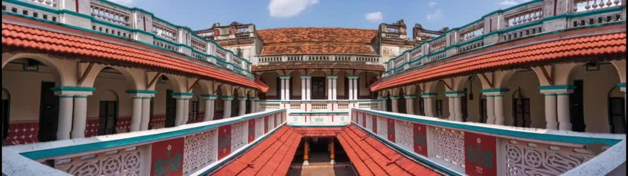 Chettinadu Style Heritage Homes in Karaikudi, Pallathur, Athangudi & Kothamangalam are the most lavish & exquisite architectural beauty. This beautiful edifice situated at Chettinad region, Sivagangai