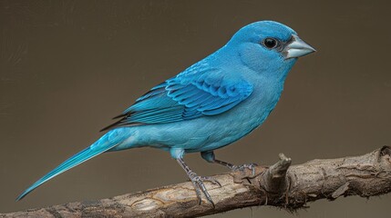 blue bird on a branch  