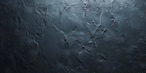 Fototapeta premium Black and white image of plain grey painted wall. Aged cement surface. Simple monochrome background