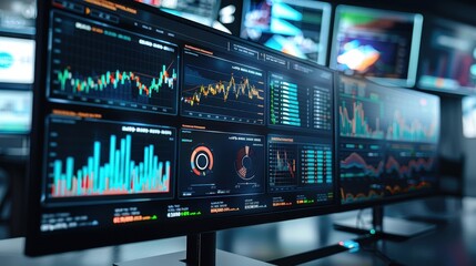 A sophisticated financial dashboard 