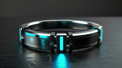 Technology logo bracelet with modern design for conversations