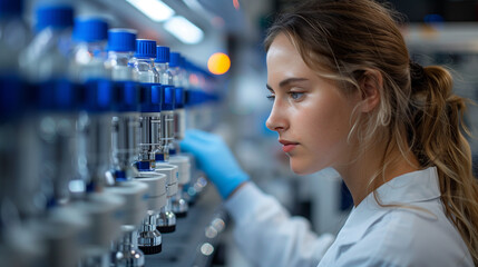 scientist working in laboratory