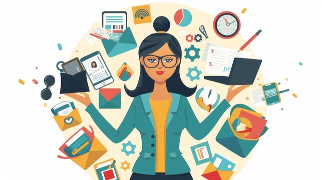 Juggling Work and Life: A Busy Woman's Day