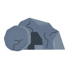 Empty tomb icon clipart avatar logtotype isolated vector illustration