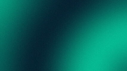 Grainy texture blue green gradient background. Glowing luxury gradient abstract background. Modern blue green gradient color