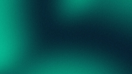 Grainy texture blue green gradient background. Glowing luxury gradient abstract background. Modern blue green gradient color