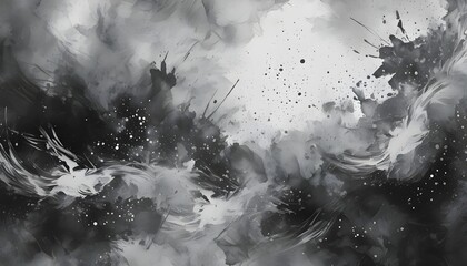 Abstract grunge black and white distressed texture background