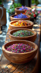 colorful spices in a market