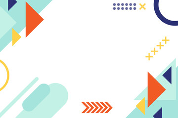 Abstract Geometric Fluid And Rounded Background